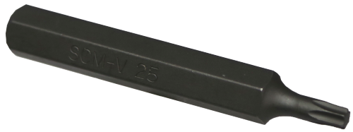 T25 Torx-r x 10mm Hex Bit (75mm) T&E Tools T5525