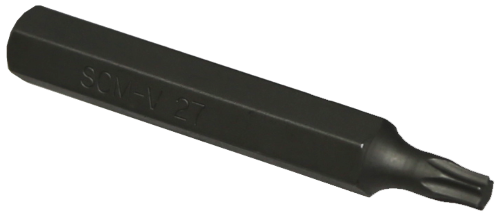 T27 Torx-r x 10mm Hex Bit (75mm) T&E Tools T5527