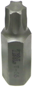 T55 Torx-r x 14mm Hex Bit (50mm) T&E Tools T5556