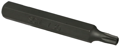 T30 Tamper Torx 10mm Hex x 75mm Long T&E Tools T5830