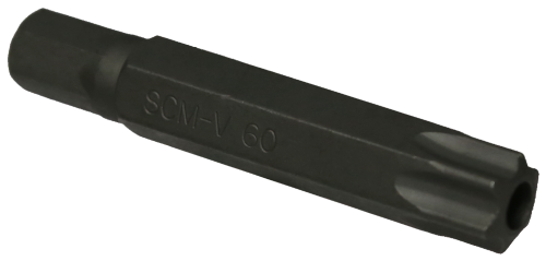 T60 Tamper Torx 10mm Hex x 75mm long T&E Tools T5860