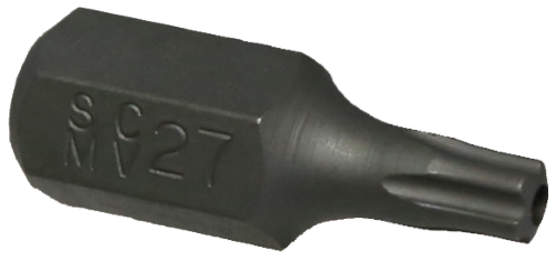 T27 5Pt.Tamper Torx-Plus Impact Bit 10mm Hex x 30mm long T&E Tools T6063
