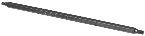 4mm In-Hex & Ball In-Hex Double End 1/4"Hex Bit 175mm Long T&E Tools T6204