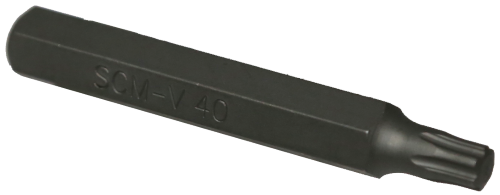 T40 Torx-Plus Impact Bit 10mm Hex x 75mm long T&E Tools T6340