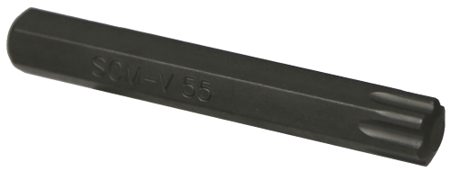 T55 Torx-Plus Impact Bit 10mm Hex x 75mm long T&E Tools T6355
