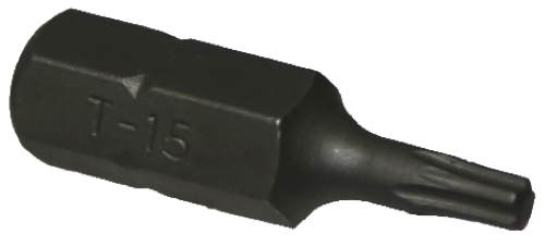 T15 5 Point Torx-Plus Insert Bit 5/16" Hex x 32mm Length  T&E Tools T79115