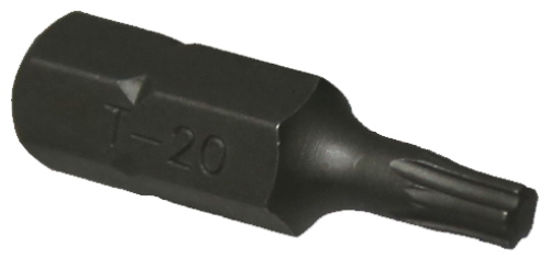 T20 5 Point Torx-Plus Insert Bit 5/16" Hex x 32mm Length T&E Tools T79120