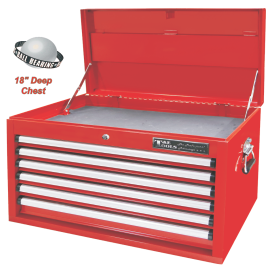 6 Drawer Ball-Bearing Deep Top Chest T&E Tools TES1608RB