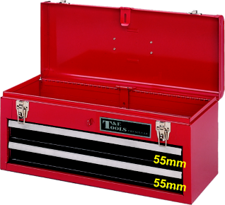 2 Drawer Portable Chest T&E Tools TES220
