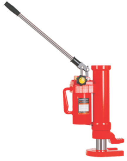 10 Ton Hydraulic Industrial Toe Jack 1.2"-10.2" T&E Tools TL7210