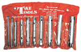 8 Piece Metric Tube Spanner Set T&E Tools TS1010M