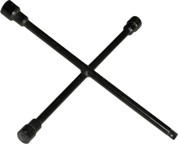 Heavy-Duty Four Way Truck Wheel Wrench T&E Tools TW5000