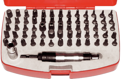 67 Piece 1/4" Hex Power Bit Set T&E Tools TX050