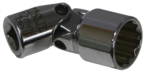 12mm x 12Pt 1/4"Dr. Universal Socket T&E Tools U1312M