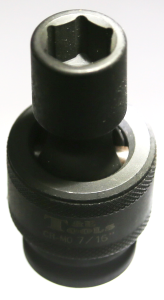 7/16" x 3/8" Drive SAE Universal Impact Socket (6 Point) T&E Tools U7314