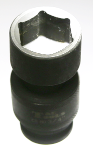 3/4" x 3/8" Drive SAE Universal Impact Socket (6 Point) T&E Tools U7324