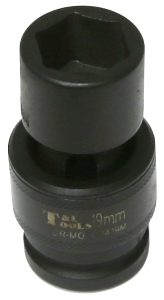 19mm x 1/2" Drive 6 Point Impact Universal Socket (Metric) T&E Tools U7419M