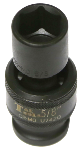 5/8" x 1/2" Drive 6 Point Impact Universal Socket (SAE) T&E Tools U7420