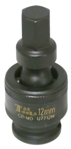 12mm x 3/8"Dr. Impact Uni. In-Hex Socket T&E Tools U7712M