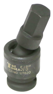5/8" x 1/2"Dr. Impact Uni. In-Hex Socket T&E Tools U7820