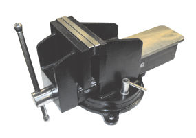 Steel Fabricated Straight Vice (5" With Swivel Base) T&E Tools VFSS5
