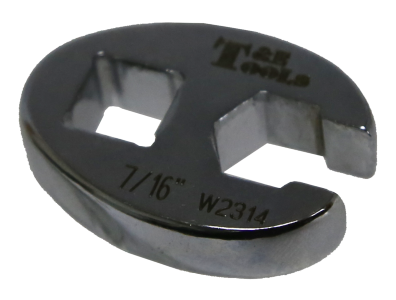 T&E Tools  7/16" x 3/8" Drive Crowsfoot Flare Wrench W2314