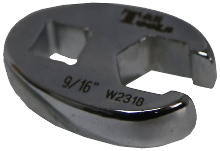 9/16" x 3/8" Drive Crowsfoot Flare Wrench T&E Tools W2318