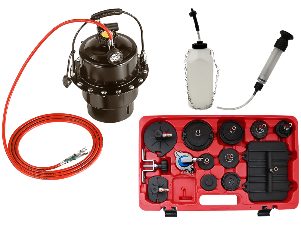 Pressure Brake Bleeder with Adaptors T&E Tools No.WH505C