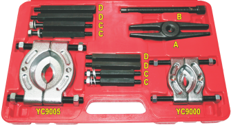 Bearing Separator Gear Bearing / Puller Kit T&E Tools YC706