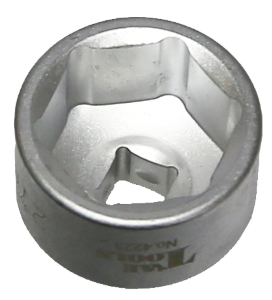 T&E Tools Oil Filter Socket 27mm  x 3/8" Drive 6 point  4223