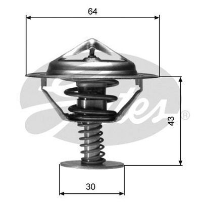 Thermostat Gates TH05982G1 for NISSAN NAVARA PATROL MITSUBISHI MAGNA VERADA  FORD  3.5L