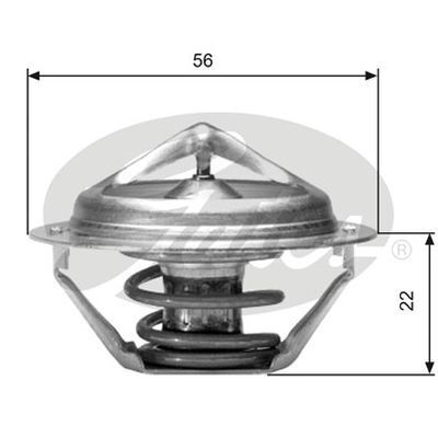 Thermostat Gates TH06177G1 for SUBARU LIBERTY IMPREZA PEUGEOT 504 2L 2.2L