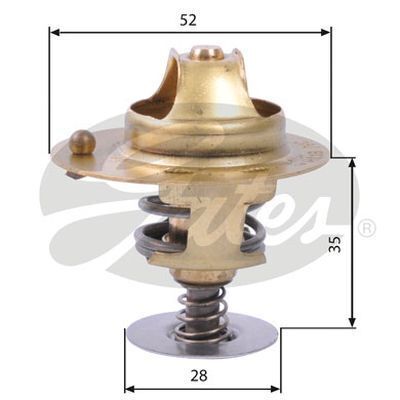 Thermostat Gates TH14178G1 for HONDA Civic Accord  CR-V Jazz Prelude Odyssey Integra Petrol