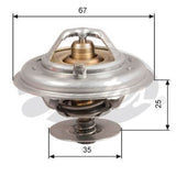 Thermostat Gates TH14392G1 for BMW 3 E36 2.5L AUDI A4 A6 8D2,B5 2.8L Petrol