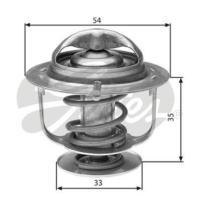 Thermostat Gates TH29988G1 for HYUNDAI S COUPE SLC EXCEL X-3 1990-2000 1.5L Petrol