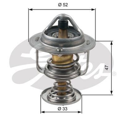 Thermostat Gates TH30580G1 for DAIHATSU Sirion Terios YRV 2000-2006 1.3L Petrol
