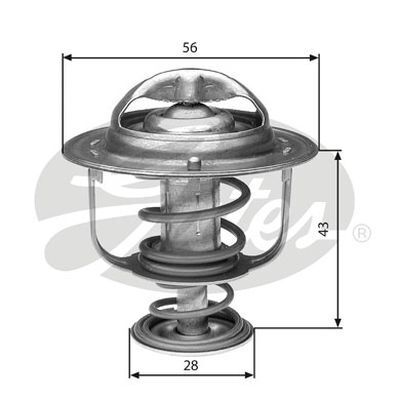 Thermostat Gates TH31388G1 for Mitsubishi Nimbus Proton Satria Toyota Rav 4 Petrol