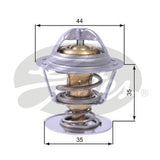 Thermostat Gates TH43688G1 for CITROEN C5 C6 JAGUAR XF PEUGEOT 407 2.7L Diesel
