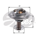Thermostat Gates TH45688G1 for LAND ROVER Range Rover Sport 2006-13 3.6L Diesel
