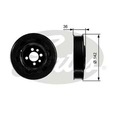 Harmonic Balancer Pulley Gates TVD1009