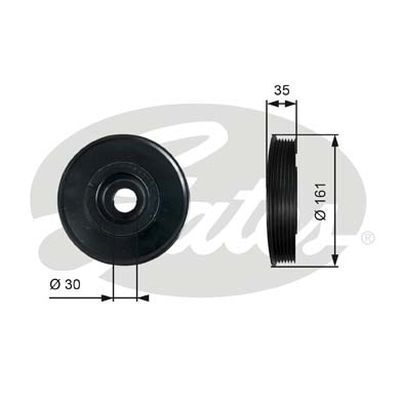 Harmonic Balancer Pulley Gates TVD1025
