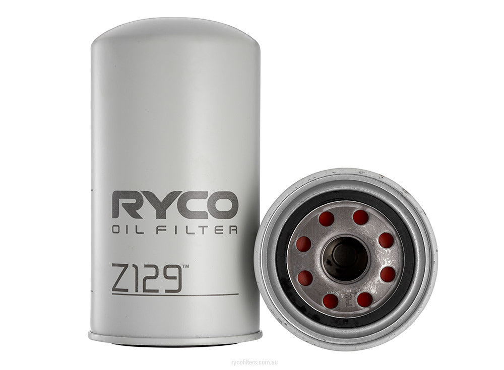 Oil Filter Z129 Ryco For Ford F250 4.2LTD 6cyl 132kW Ute TD