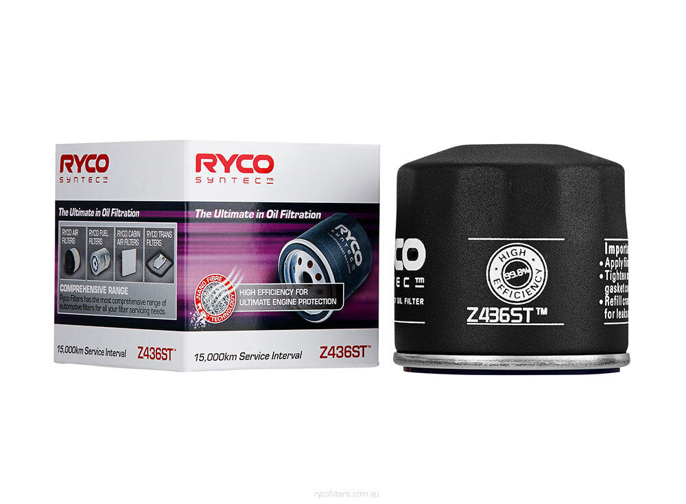 Oil Filter Z436ST Ryco For Nissan Navara 2.5LTP QR25DE D23 Ute