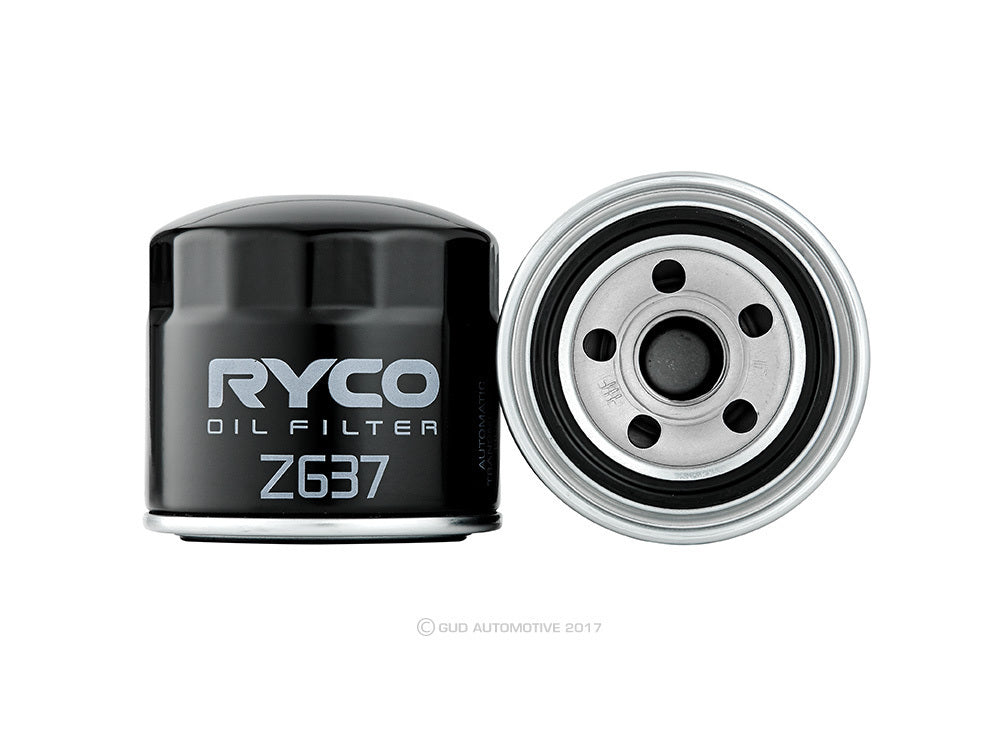 Oil Filter Z637 Ryco For Hyundai Tiburon 2.7LTP G6BA G GK Coupe V6