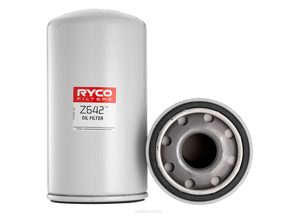 Oil Filter Z642 Ryco For Ford F250 7.3LTD Ute 7.3 D V8