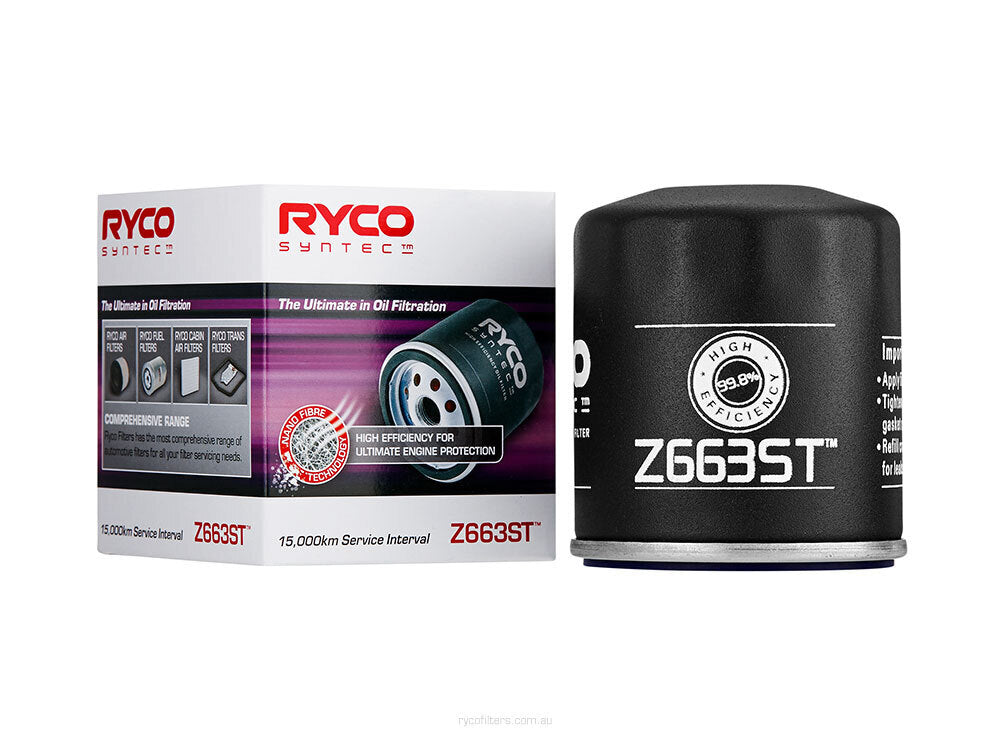 Oil Filter Ryco  Z663ST for