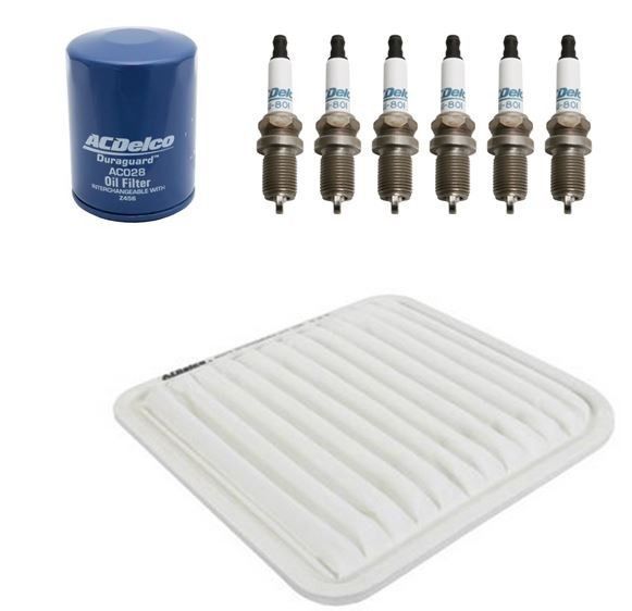 SERVICE KIT OIL AIR FILTERS STD SPARK PLUGS ACDelco suitable for MITSUBISHI 380 2005-2008