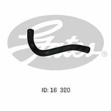 Heater Hose GATES 02-0786 for TOYOTA COROLLA AE80 1.3L 1985-89 PETROL