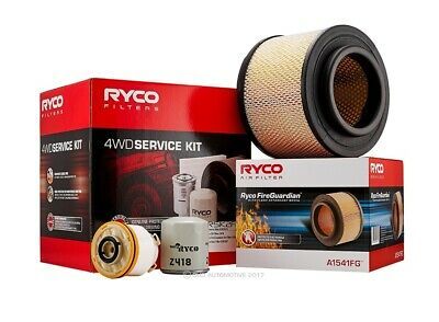 Oil Air Fuel Filter Fire Guard Service Kit Ryco for Hilux KUN16 KUN26 3.0l Diesel RSK2FG