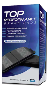 Front Disc Brake Pads TP by Bendix DB1203 for Mitsubishi Magna Verada